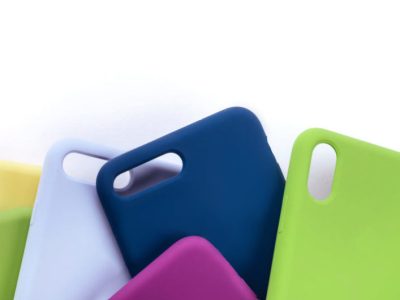 Finest soft-touch painting finish for cell phone shield housing