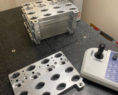 CNC machining process for medical devices development quality control inspection