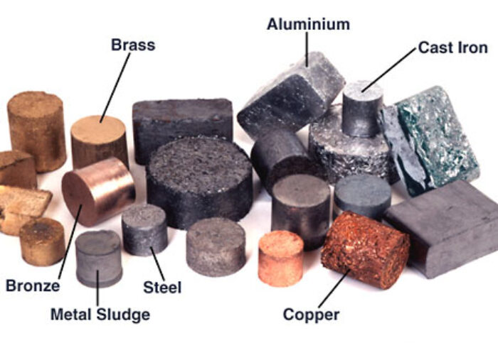 Various metal material used for a range of industries
